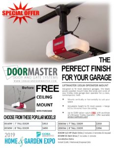 Free ceiling mount CanadianDoorMaster