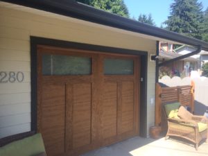 Garage door in Gibsons after