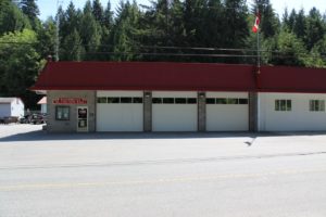 Halfmoon Bay Firehall garage doors