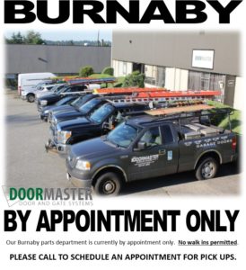 Burnaby garage door repair appointment