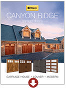 Clopay Canyon Ridge garage doors
