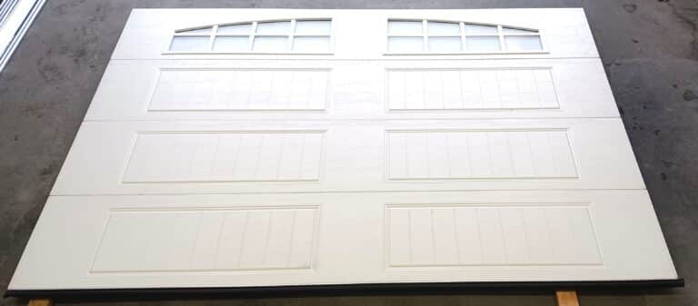 10 feet wide x 7 feet high Garage door