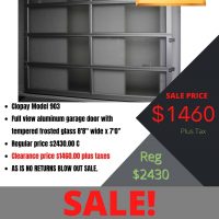 Clopay garage door sale Vancouver