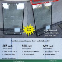 Sealed Glass for Garage Doors SALE