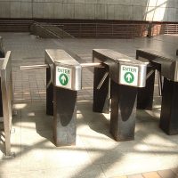 turnstiles and pedestrian gates in Vacnouver